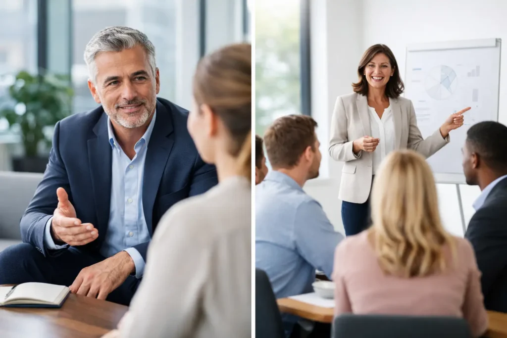 Leadership Coaching vs Leadership Training